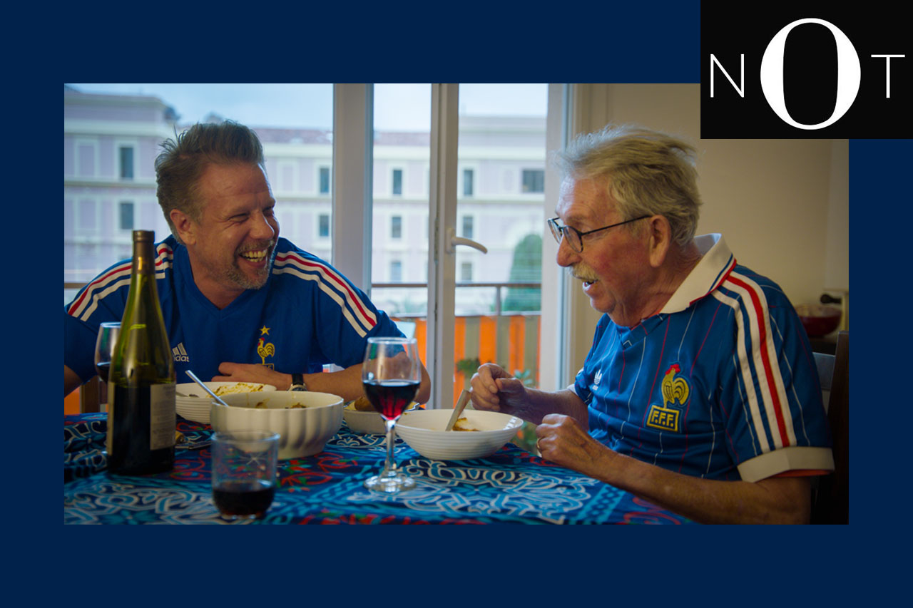 Filip Hammar och hans far, Lars. (Foto: Nexico/Nordisk film).