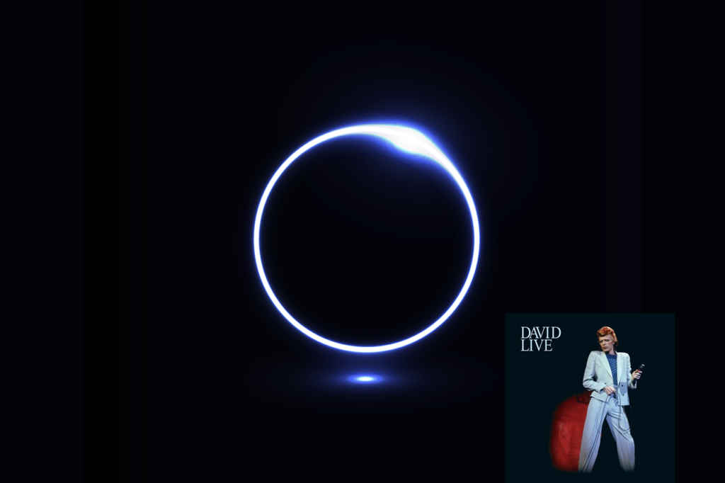 BOWIE. Gussy Löwenhielm har hittat tillbaka till David Bowies liveplatta från 1974 och funderar över vad som egentligen ryms i en cirkel. David Bowie, musik, rock, rockmusik, cirkel, "Width of a Circle", David Live, 70-talsmusik,