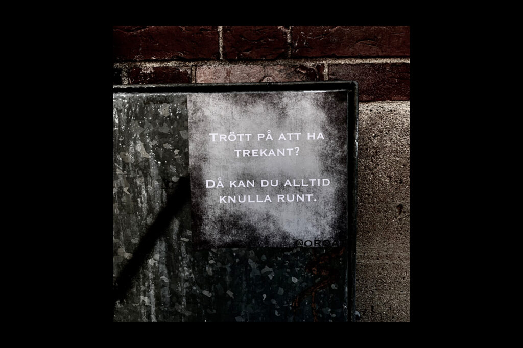 GUSSY. Gussy Löwenhielm är en flitig medarbetare i Opulens. Hans konstprojekt ”Oroat”  är ett återkommande inslag i vårt magasin. "Oroat". Gussy, Gussy Löwenhielm, humor, konst, konstprojekt, underskruvat