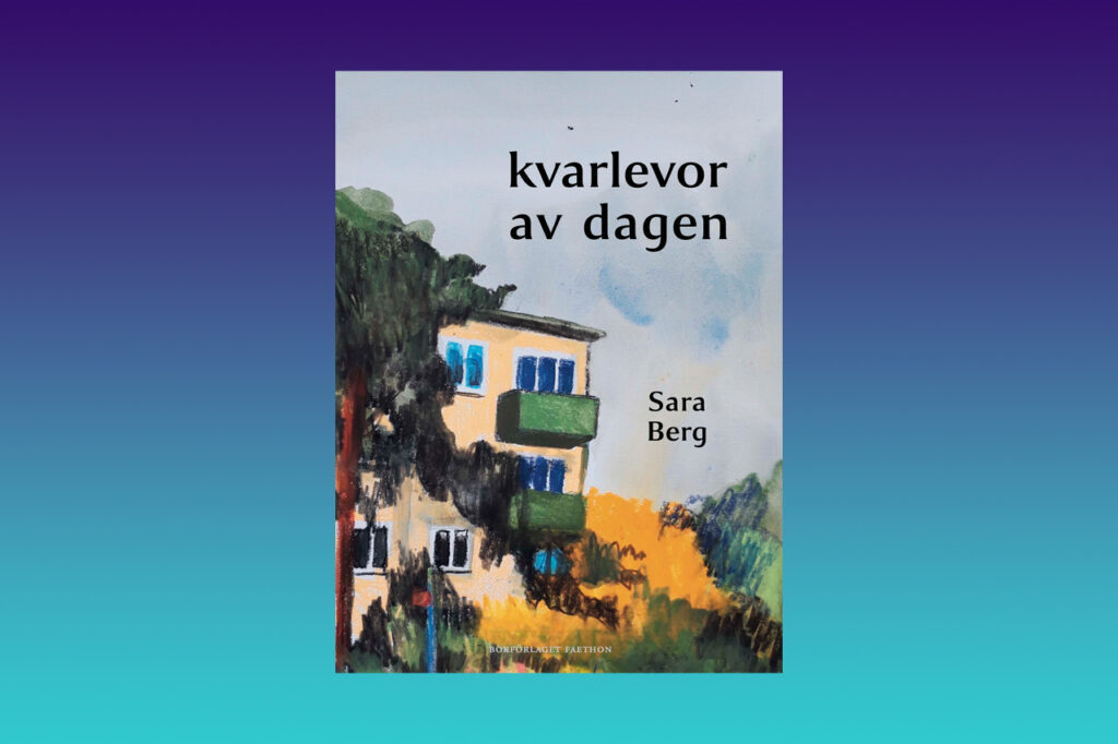 ”Sara Berg är, som jag uppfattar det, en poet som gräver där hon står. Jag hoppas på fler dikter.” Det skriver Erik Bovin som läst den aktuella ”Kvarlevor av dagen”. lyrik, poesi, poet, dikter, svenskspråkig litteratur, diktkonst