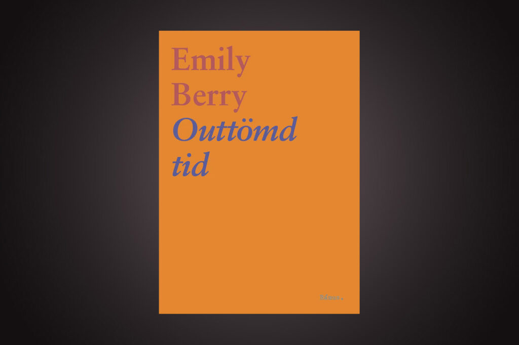 LYRIK. Lis Lovén har läst Emily Berrys "Outtömd tid" och konstaterar att det är en svårgreppad diktsamling. Men också att vissa rader får det att lysa om poeten. dikt, poesi, dikter, engelskspråkig litteratur, postmodernism, lyrik,