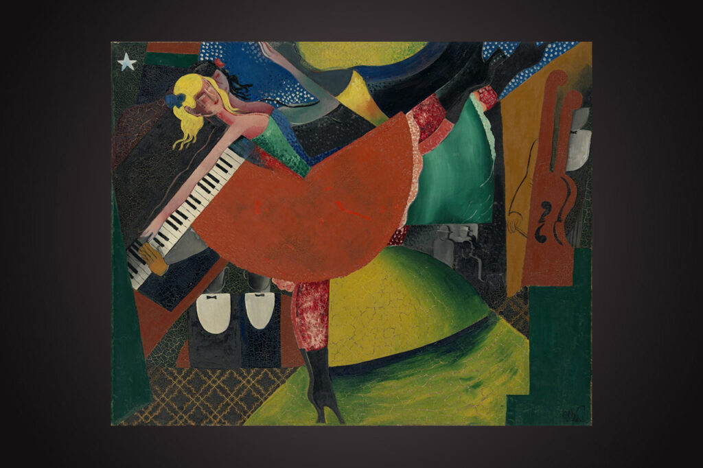 THIELSKA. ”Utställningen utgör ett glatt inslag i den dystra tid vi lever i just nu.” Anne Edelstam har sett jubileumsutställningen ”Det ljuva livet” på Thielska galleriet. Otte Sköld, Sigrid Hjertén, Gösta von Hennigs, konst, konstuställning, 1900-talskonst, modernismen,