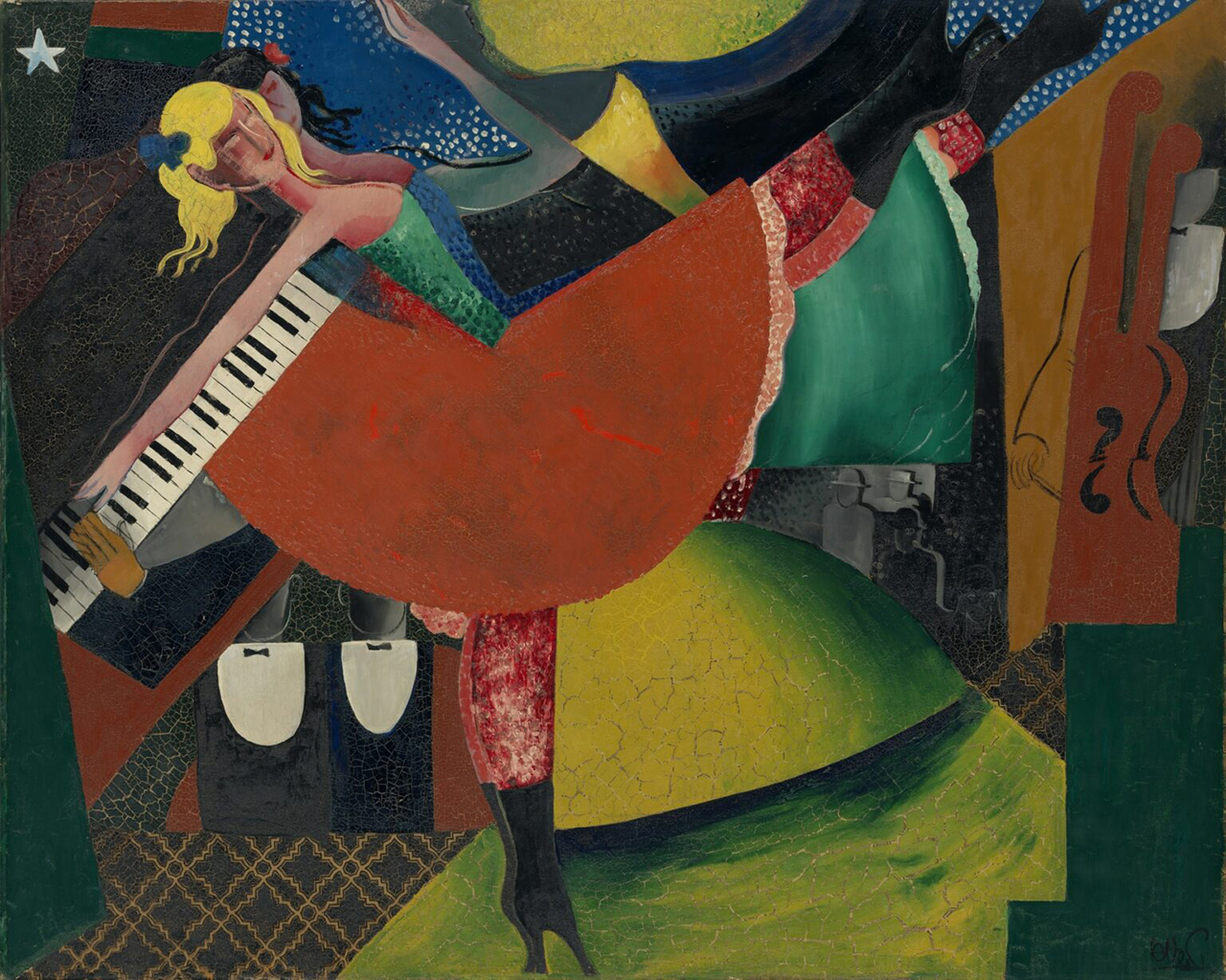 THIELSKA. ”Utställningen utgör ett glatt inslag i den dystra tid vi lever i just nu.” Anne Edelstam har sett jubileumsutställningen ”Det ljuva livet” på Thielska galleriet. Otte Sköld, Sigrid Hjertén, Gösta von Hennigs, konst, konstuställning, 1900-talskonst, modernismen, 