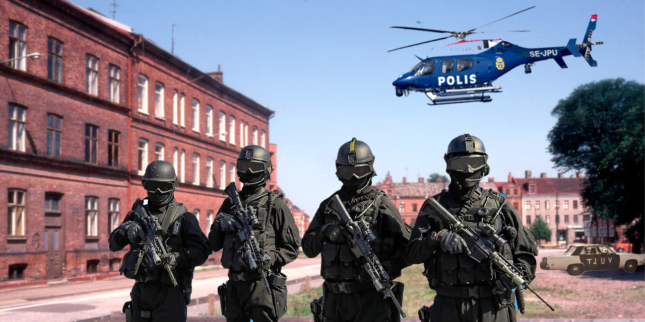 POLISSTAT. Nya lagar har tillkommit och med dem nya brottsrubriceringar. "Ju mer motstånd vi gör desto hårdare tag blir det från Tidölaget och myndigheterna de styr över," skriver Ann Engqvist. aktivism, klimataktivister, politik, Tidölaget, juridik, lagstiftning, svensk inrikespolitik, klimatkrisen, Greta Thunberg, Ann Engqvist, 