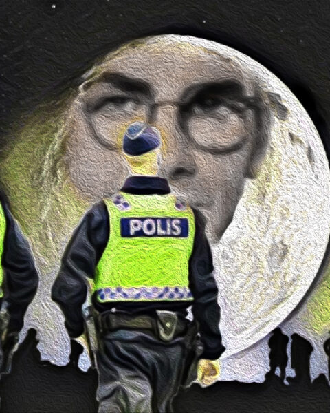 POLISSTAT. Nya lagar har tillkommit och med dem nya brottsrubriceringar. "Ju mer motstånd vi gör desto hårdare tag blir det från Tidölaget och myndigheterna de styr över," skriver Ann Engqvist. aktivism, klimataktivister, politik, Tidölaget, juridik, lagstiftning, svensk inrikespolitik, klimatkrisen, Greta Thunberg, Ann Engqvist,