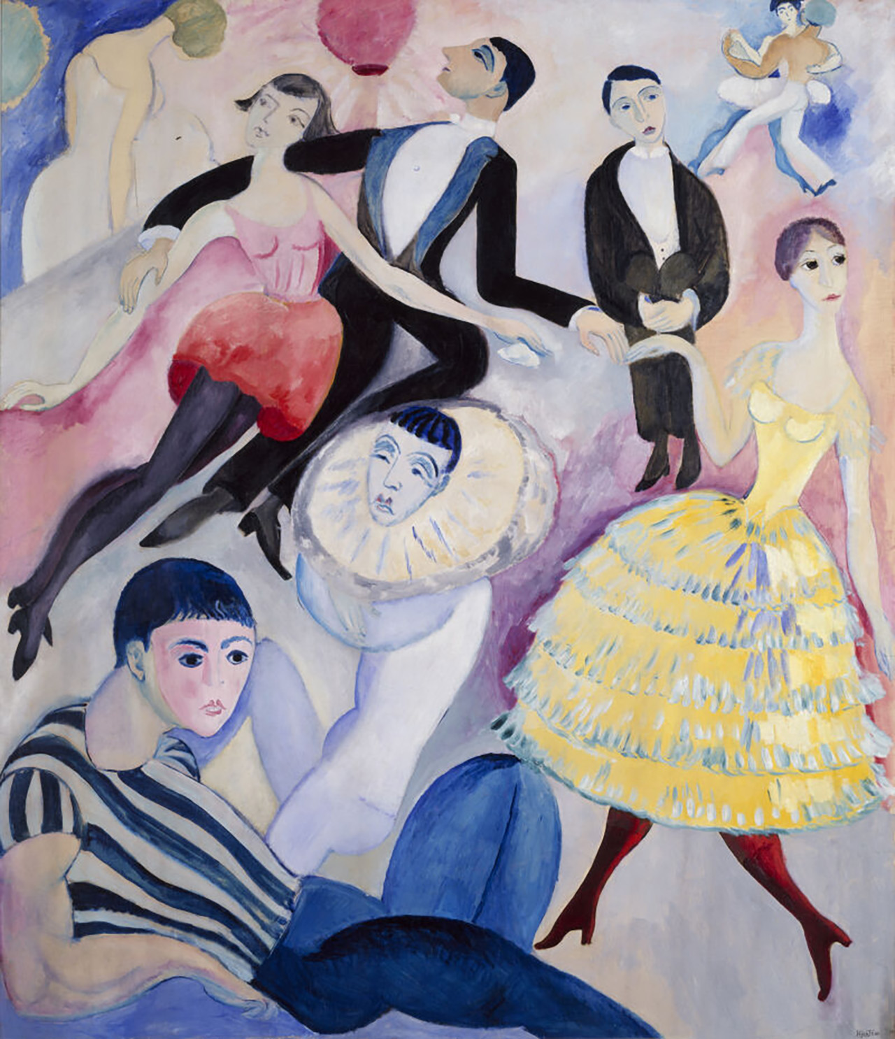 THIELSKA. ”Utställningen utgör ett glatt inslag i den dystra tid vi lever i just nu.” Anne Edelstam har sett jubileumsutställningen ”Det ljuva livet” på Thielska galleriet. Otte Sköld, Sigrid Hjertén, Gösta von Hennigs, konst, konstuställning, 1900-talskonst, modernismen, 