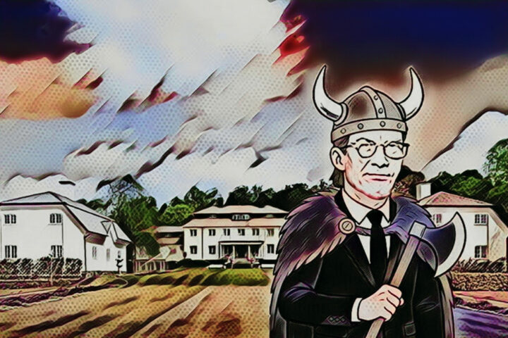 Dagsvers. Samuel Andersson har tidigare medverkat med dagsvers i vår systertidning Konkret. Nu debuterar han här i Opulens avdelning för satir med en vers om Harpsund och Sveriges statsminister. Ulf Kristersson, satir, dagsvers, Tidölaget, korruption,