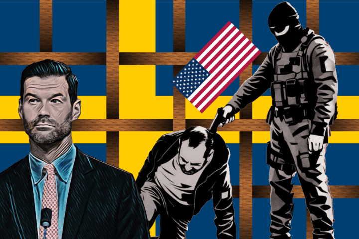 ICE. SATIR. Samuel Andersson har skrivit en dagsvers om hur vi i Sverige är snara att kritisera amerikanska ICE, trots att svenska Migrationsverket – i samarbete med polisen – bara är snäppet mer humana i sin behandling av flyktingar som ska utvisas.