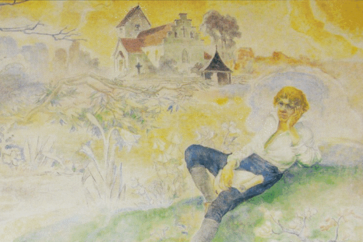 STAGNELIS. LYRIK. Michael Economou har skrivit en dikt om en vandring i de öländska spåren av pojken Erik Johan Stagnelius. Diktens titel är hämtad från Stagneliusdikten ”Barndomsminne”.