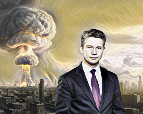 Kärnvapenparaply. SATIR. Sofia Thoresdotter har skrivit en dagsvers med anledning av försvarsminster Pål Jonsons tal om kärnvapen på svensk mark.