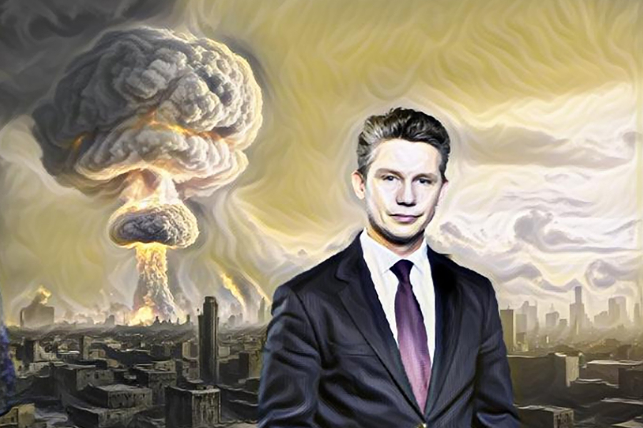 Kärnvapenparaply. SATIR. Sofia Thoresdotter har skrivit en dagsvers med anledning av försvarsminster Pål Jonsons tal om kärnvapen på svensk mark.