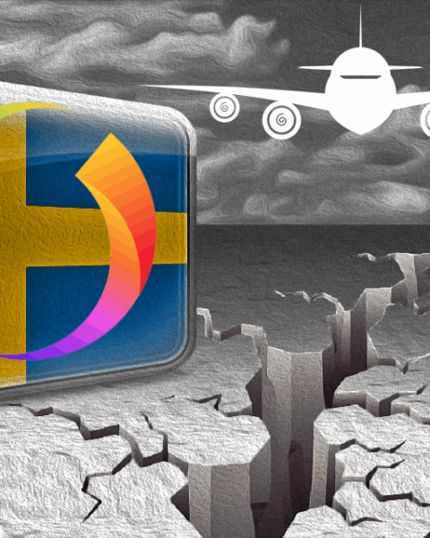 Samuel Andersson har skrivit en dagsvers om hur UD krävde omedelbar betalning via Swish när strandsatta svenskar i helgen skulle flygas hem från Dubai.