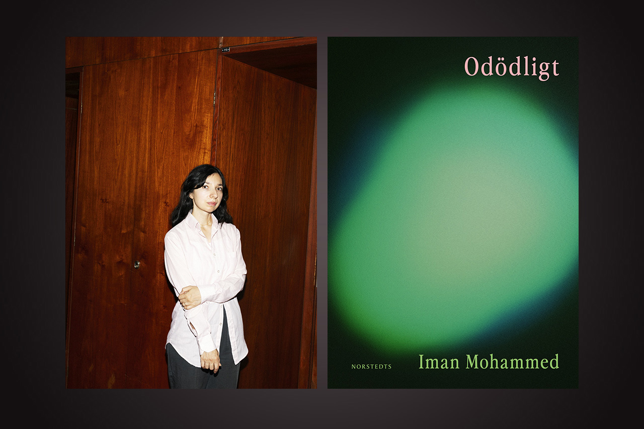 LYRIK. Tomas Johansson läser ”Odödligt” av Iman Mohammed och reflekterar över den nya diktsamlingen och författarskapet i stort. Poesi han finner gåtfull men också njutbar. Iman Mohammed. (Foto: Märta Thisner)